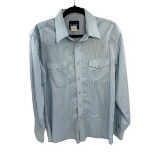 Men Pearl‎ Snap Wrangler size Large